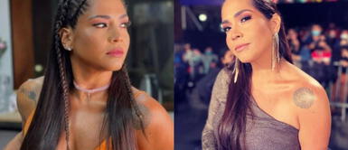 Katia Palma brilla con slip dress Katia Palma se luce como top model enfundada en diminuto vestido lencero