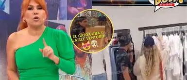 Magaly critica la salida de Ale Venturo y Rodrigo Cuba. Magaly Medina criticó encuentro de Ale Venturo con Rodrigo Cuba luego de anunciar su separación: “Dos soles de dignidad”