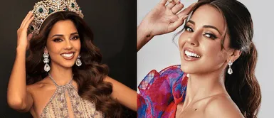 Luciana Fuster se coronó como la Miss Grand Perú 2023. Luciana Fuster irradia glamour enfundada en un exquisito vestido satinado que resalta su belleza