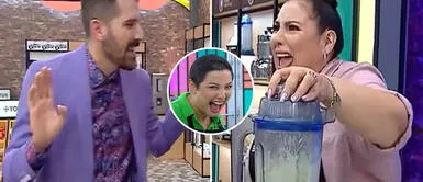 Mónica Torres perdió parte de su producto en El gran chef famosos tras seguir consejo de José Peláez El gran chef: Peláez 'sabotea' a Mónica Torres, corta su mayones y actriz es sentenciada