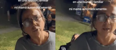 La señora se volvió viral por su peculiar reacción. Suegra defiende a su yerno que se quedó dormido en fiesta familiar: "Él trabaja, ¿tú qué haces?"