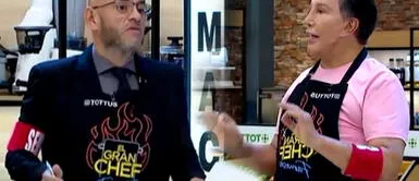 "El Gran Chef Famosos" Jimmy Santi lo parcha en vivo a Mr. Peet en el reality de Latina "El Gran Chef Famosos": Jimmy Santi lo parcha en vivo a Mr. Peet en el reality de Latina