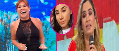 Magaly Medina no paró de reírse ante la apaleada que le dio Samahara Lobatón a los de 'América Hoy' Magaly Medina festejó que Samahara Lobatón le haya dicho a Ethel Pozo que su programa es malicioso: “En sus peladas caras”