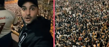 Español queda sorprendido con barra de Universitario Español se queda en shock al ver por primera vez la barra de Universitario