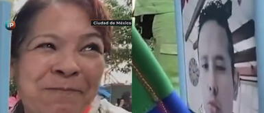 La señora conmovió a miles con su mensaje. Madre lleva cenizas de su hijo a marcha por el Día del Orgullo LGTBIQ+ y hace llorar a miles con mensaje: "Que sean felices"