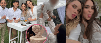 Así fue el bautizo de los hijos de Natalie Vértiz y Yaco Eskenazi Natalie Vértiz y Yaco Eskenazi deslumbran con una lujosa ceremonia de bautizo de sus dos hijos: “¡Fue hermoso!”