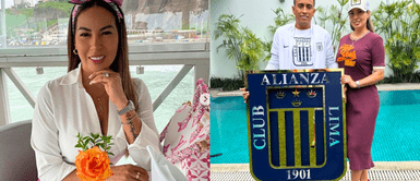 Pamela López, esposa de Christian Cueva, deslumbra con increíble outfit. Pamela López se apodera del denim con majestuosa falda denim para esta temporada