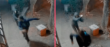 Vecinos se cansan de robos, emboscan a ladrón y lo agarran a palazos Vecinos se cansan de robos, capturan a ladrón y lo agarran a palazos