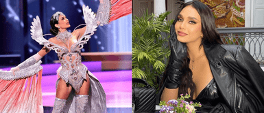 Janick Maceta causa furor en Tailandia. Janick Maceta se roba el protagonismo en Tailandia con un majestuoso outfit de transparencias