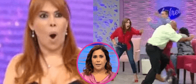 Magaly Medina se sorprende con pelea en programa de Andrea Llosa Magaly Medina filtra con preocupación escandalosa pelea en programa de Andrea Llosa: “Se pudrió todo”