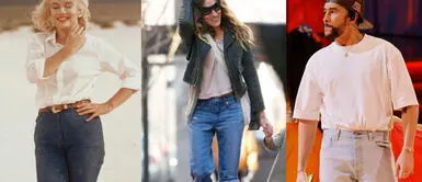 jeans en tendencia El poder del denim: 4 celebs que llevaron el primer jean en la historia de la moda