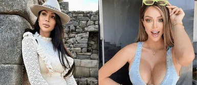 Sheyla Rojas deslumbra en redes sociales. Sheyla Rojas es la emperatriz de la noche con majestuoso outfit de pedrería y transparencias