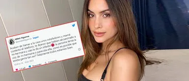 Milett Figueroa asustada Milett Figueroa denuncia que fue víctima de los estafadores con mortal información