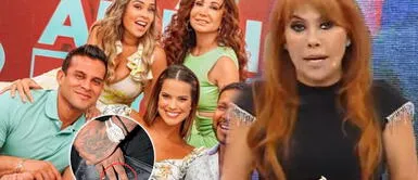 Magaly Medina molesta con Ethel Pozo Magaly Medina da con palo a Ethel Pozo por justificar hongos de Jefferson Farfán