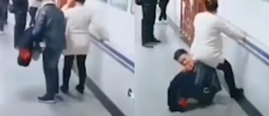 El señor demostró su gran acto de amor por su esposa. No le ceden el asiento a señora embarazada, pero su esposo se convierte en 'silla humana': "Vale oro"