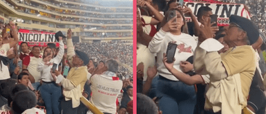 Anciano, hincha de Universitario, celebró su cumpleaños en Estadio Monumental Anciano, hincha de Universitario, celebró su cumpleaños en Estadio Monumental