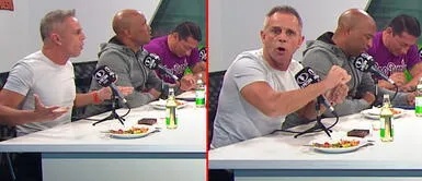 Julinho y Waldir Sáenz tuvieron tensa discusión en A Presión Julinho y Waldir Sáenz calentaron la previa del Alianza Lima vs. Cristal y casi se van a las manos