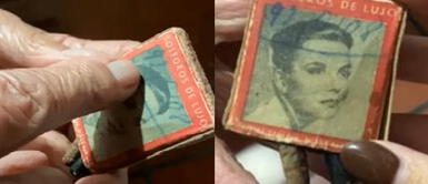 La romántica historia se volvió viral en redes sociales. Guardó por 70 años una caja de fósforos en la que su novia anotó su número telefónico y conmueve a miles en TikTok