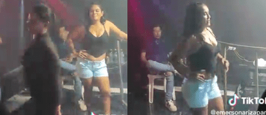Las jóvenes sacaron a relucir sus mejores pasos de baile. Peruana y venezolana se enfrentan en un infartante baile que se volvió viral en TikTok