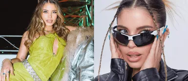 Flavia Laos marca tenencia en redes sociales. Flavia Laos se convierte en ícono de la moda al revivir la tendencia del camuflaje con atrevido look
