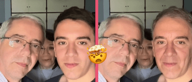 Joven se vuelve viral al ser el vivo retrato de su papá con filtro de edad en TikTok Joven se vuelve viral al ser el vivo retrato de su papá con filtro de edad en TikTok