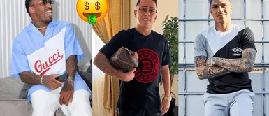 Farfán, Cueva y Guerrero gastan miles de dólares en sus outfits lujosos. Los outfits más lujosos de Guerrero, Cueva y Farfán: ¿Quién tiene el estilo más caro?