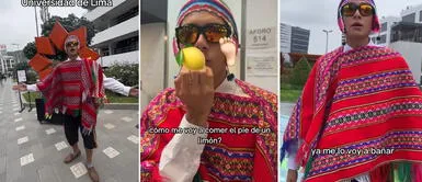Tiktoker se burla del hombre andino durante su estadía en la Universidad de Lima Tiktoker se burla del hombre andino durante su 'estadía' en la Universidad de Lima