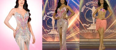 Valeria Flórez realizó el desfile en traje de baño y vestido de gala en el Miss Supranational 2023. Miss Supranational 2023: Valeria Flórez imponente en desfile con traje de baño y vestido de noche