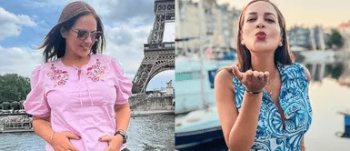 Marina Mora está esperando una niña a los 43 años. Marina Mora deslumbra con su baby bump en un look total white en el mar de Italia