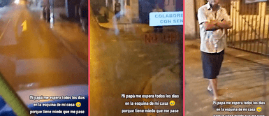 Padre peruano espera a su hija en el paradero todos los días para que no le pase nada Padre peruano espera a su hija en el paradero todos los días para que no le pase nada: "Soy muy afortunada"