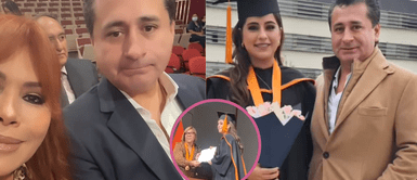 Magaly Medina celebra graduación de la hija de Alfredo Zambrano Magaly Medina estalla de alegría al acudir a la graduación universitaria de la hija de Alfredo Zambrano: “Orgullosa de ti”