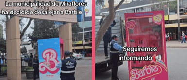 Municipalidad de Miraflores retira caja de Barbie del Parque Kennedy y fanáticos quedan indignados Municipalidad de Miraflores retira caja de Barbie del Parque Kennedy y fanáticos quedan indignados