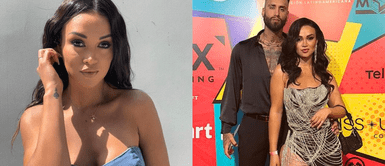 Angie Arizaga exhibe su belleza en redes sociales. Angie Arizaga deja huella luciendo un flamante vestido corte sirena en una noche inolvidable