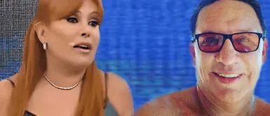 Ricardo Rondón y Magaly Medina Ricardo Rondón chotea a la 'Urraca' tras invitarlo a 'La Casa de Magaly'