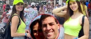 Maju Mantilla viaja con sus hijos a Disney World Maju Mantilla viaja a Disney World con sus hijos y usuarios le preguntan por su esposo Gustavo Salcedo