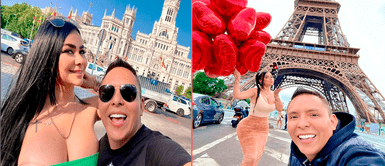 Por motivo de su cumpleaños, Edwin Sierra llevó a Pilar Gasca a visitar varios países en Europa Pilar Gasca y Edwin Sierra: ¿Cuál es la descomunal diferencia de edad y por qué no querían tener hijos?