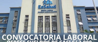 La nueva convocatoria laboral de EsSalud ofrece puestos de trabajo solo para personas con secundaria completa. ¿Tienes secundaria completa? Convocatoria laboral de EsSalud ofrece sueldos de casi S/ 3,000: postula AQUÍ ahora