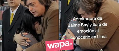 Jaime Bayly se conmueve al ver llorar de emoción a su admiradora en la firma de su libro: "Es muy noble" Jaime Bayly se conmueve al ver llorar de emoción a su admiradora en la firma de su libro: "Es muy noble"