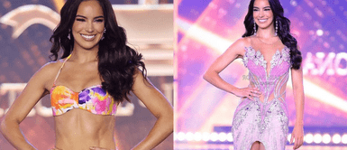 Valeria Florez destacó en el Miss Supranational. Valeria Florez arribó a Perú con un osado vestido satén tras dejar huella en el Miss Supranational