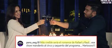 Rafael Cardozo y Rosángela Espinoza Usuarios furiosos con "Esto es Guerra" por vincular a Rosángela Espinoza y Rafael