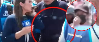 Toma de Lima: manifestante patea por la espalda a periodista mientras realizaba su trabajo Toma de Lima: manifestante patea por la espalda a periodista mientras realizaba su trabajo