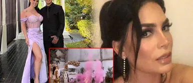 Evelyn Vela y Melissa Klug Melissa Klug chotea a Evelyn Vela en la revelación del sexo de su bebé y esta le encara