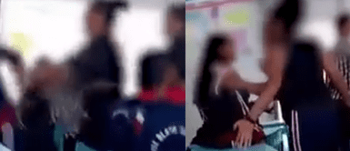 La señora desató su ira contra la adolescente del colegio del Callao. Callao: Madre irrumpió en un salón de clases y golpeó a estudiante en colegio