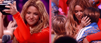 Shakira arrasa en los Premios Juventud y recibe aplausos de sus hijos Milan y Sasha Shakira arrasa en los Premios Juventud y recibe aplausos de sus hijos Milan y Sasha
