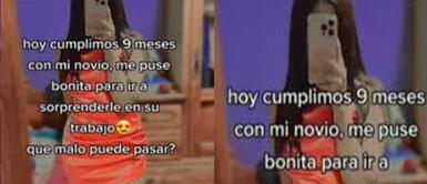 La mujer jamás imaginó esa terrible sorpresa. Joven sorprende a su novio en el trabajo para celebrar un mes más juntos, pero encuentra una terrible escena