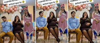 Mujer expone a su esposo en su baby shower y lo deja sin palabras tras realizarle 'terrible' broma Mujer expone a su esposo en su baby shower y lo deja sin palabras tras realizarle 'terrible' broma