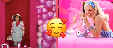 Niña boliviana se roba los corazones al posar feliz en la caja de Barbie Niña boliviana se roba los corazones al posar feliz en la caja de Barbie