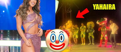 Yahaira Plasencia canta en circo de 'EEG'. Usuarios arremeten contra Yahaira Plasencia por su inesperado espectáculo en el circo de 'EEG'