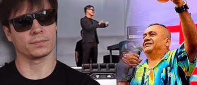 Salim Vera pierde la paciencia con Tony Rosado en pleno escenario por demora en el show Salim Vera pierde la paciencia con Tony Rosado en pleno escenario por demora en el show