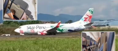 Vuelo de Star Perú Filtran momentos de horror que vivieron pasajeros del avión de Star Perú en Tarapoto